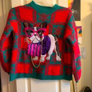 Sassy bulldog sweater
